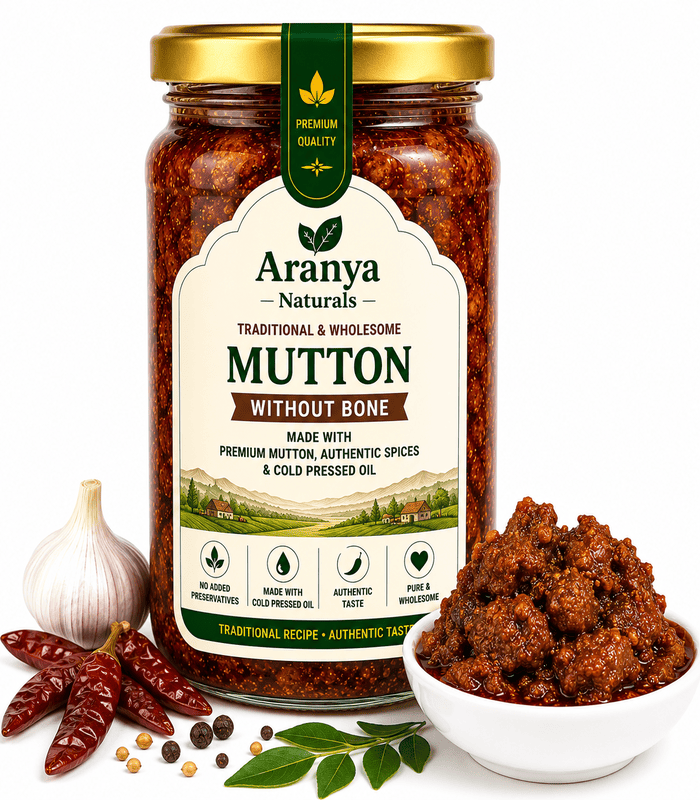 mutton Mutton Pickel Without Bone - Image 1
